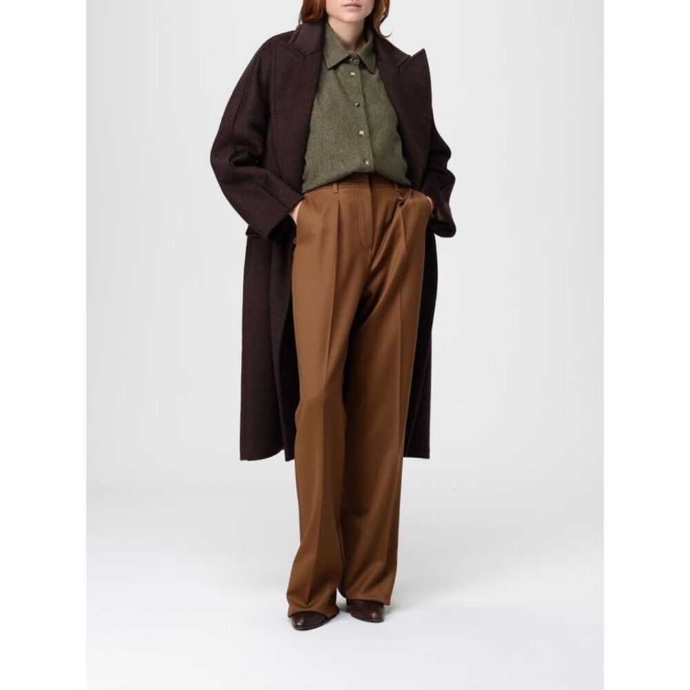 Max Mara Fur Coat Woman Brown - Picture 2 of 4